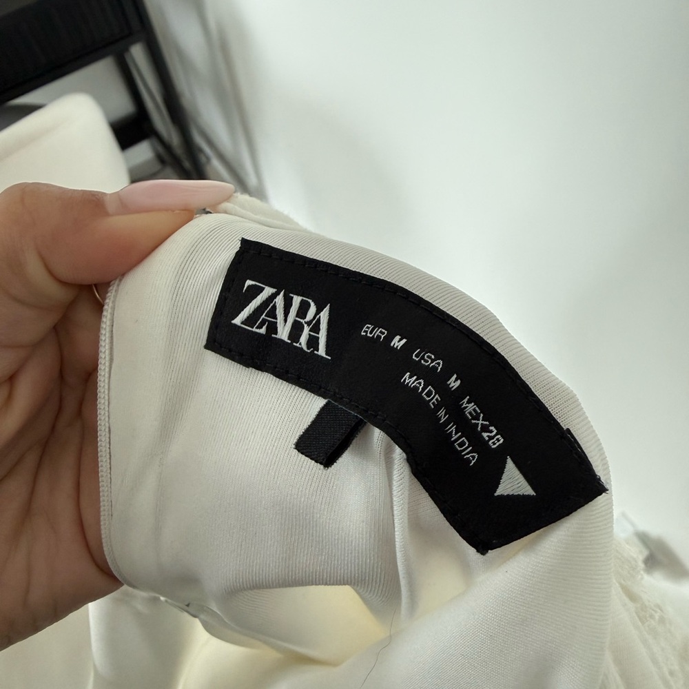 White ZARA mini dress - Picture 3 of 3